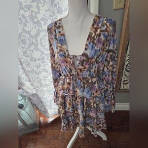 NWOT Free People Garden Mini Dress Size Small Floral Dress Free People NEW